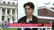 Vhong Navarro, nagpasalamat sa tuluyang pagbasura ng SC sa kanyang mga kaso | UB