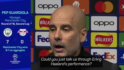 Скачать видео: If Haaland reached all the milestone at 22 his life would be boring - Guardiola