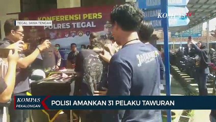 Download Video: Polisi Berhasil Tangkap 31 Pelaku Tawuran di Tegal Pasca Kematian Seorang Pelajar, Ini Detailnya!