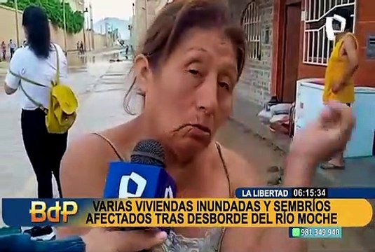 La Libertad: viviendas inundadas y sembríos afectados tras desborde del río Moche