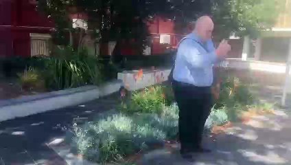 Junior Amone leaving Wollongong Court on March 15