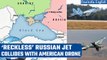 Russian jet collides with American drone over Black Sea, says US Military | Oneindia News