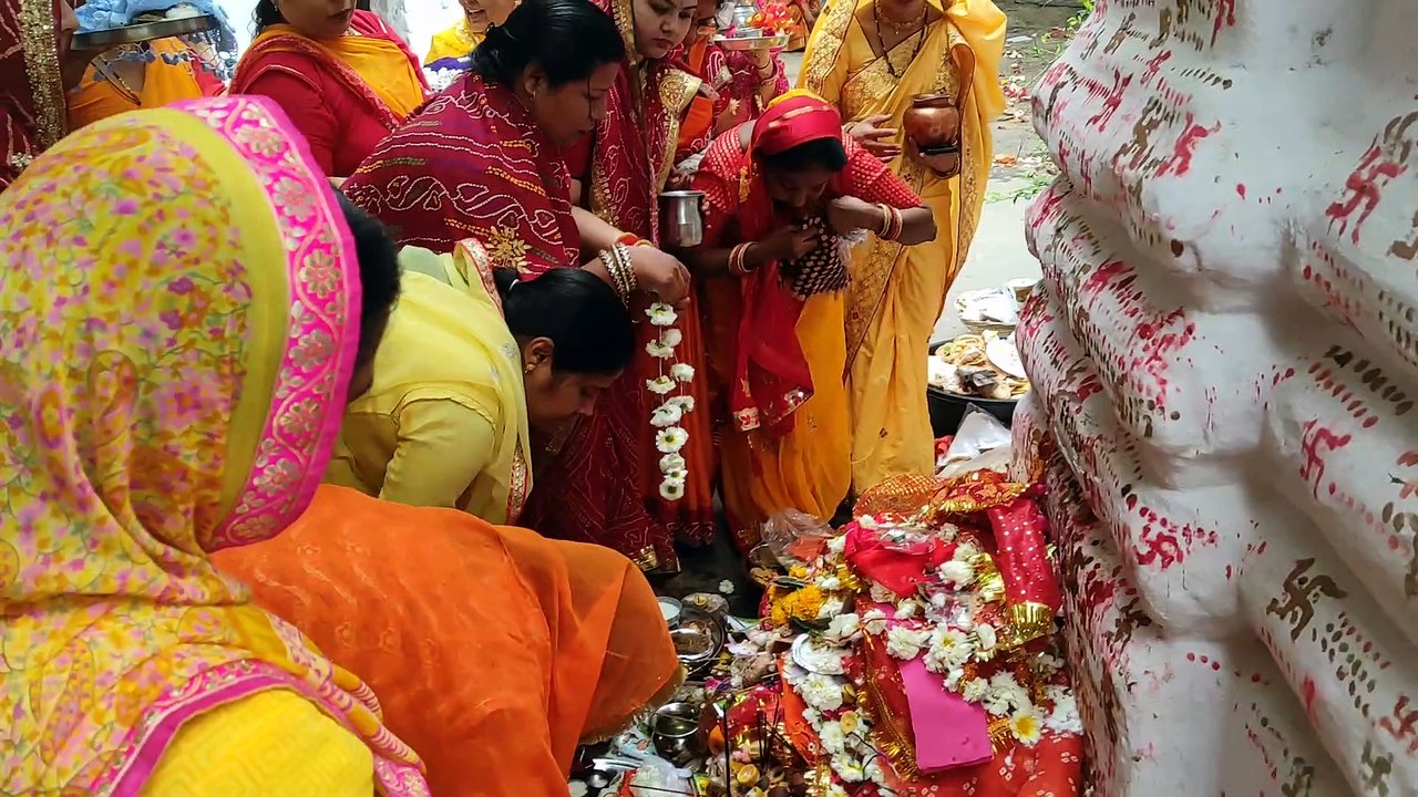 Video...शीतला अष्ठमी पर्व पर शीतला माता की पूजा...