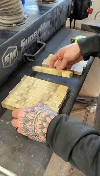 Tiny end grain blanks for some inlays! - Woodworking Skills #woodtok #woodworking