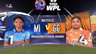 Mumbai Indians vs Gujarat Giants: Highlights