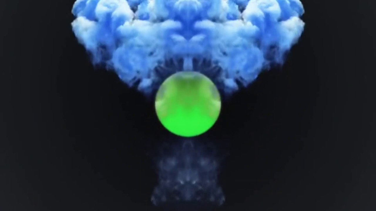 Rising Smoke Intro Template green screen video effect HD
