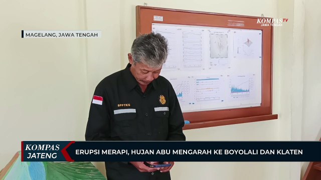 Erupsi Merapi, Hujan Abu Mengarah ke Boyolali dan Klaten