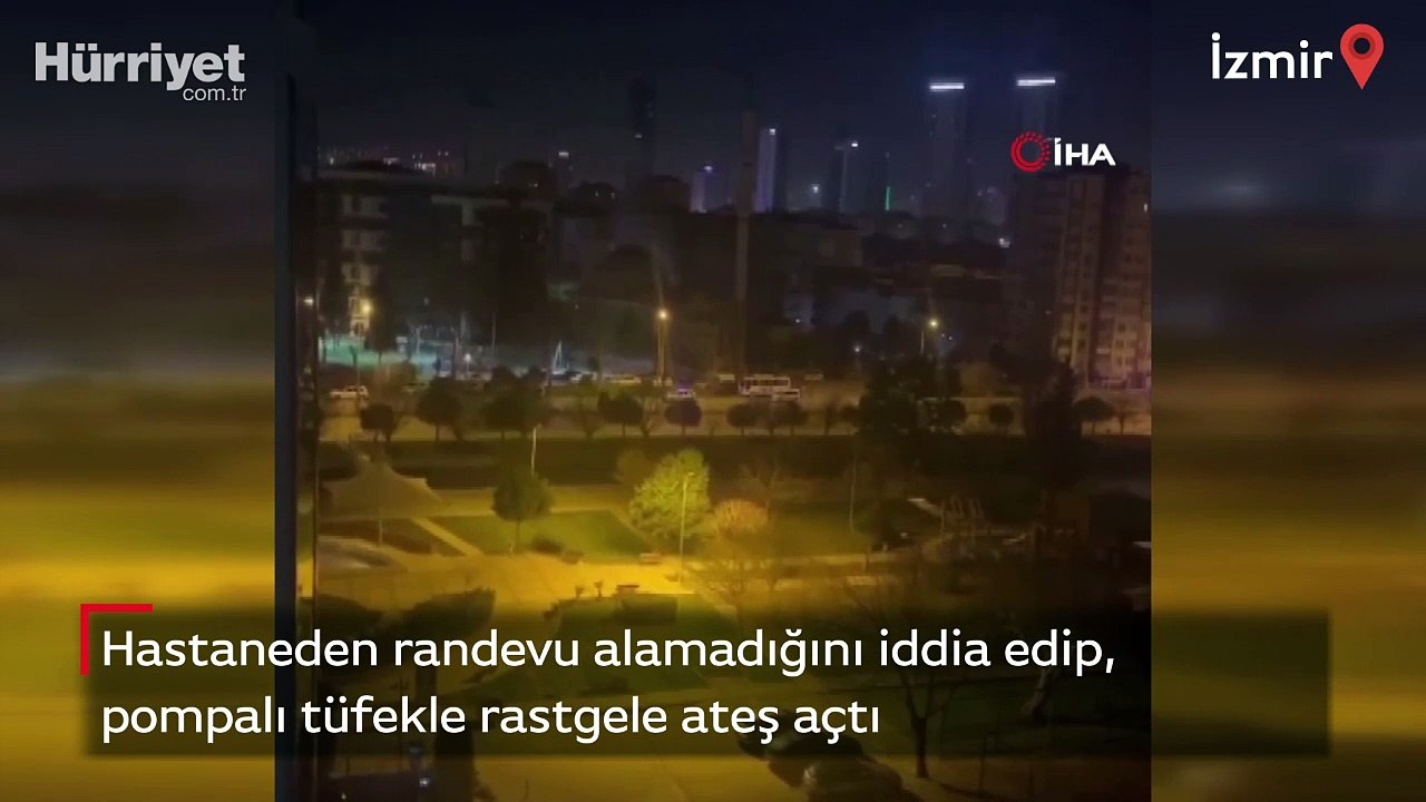 Ege Üniversitesinden randevu alamıyorum deyip tüfekle rastgele ateş açtı