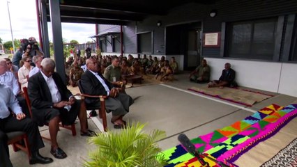 Prime Minister stops in Fiji for Bilateral talks with Sitiveni Rabuka