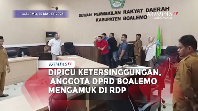 Dipicu Ketersinggungan, Anggota DPRD Boalemo Mengamuk Saat RDP
