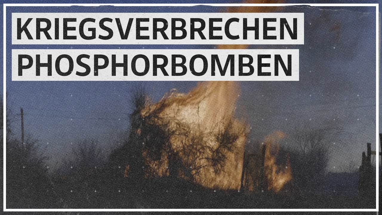Phosphorbomben nahe Bachmut vermutlich Kriegsverbrechen