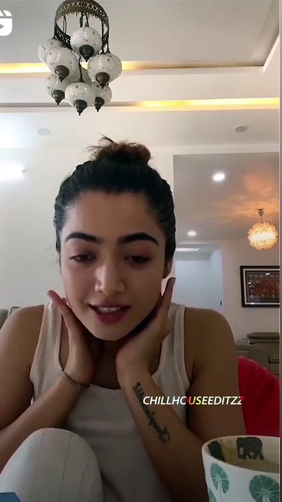 Rashmika Mandanna Cute Status you r my crush 