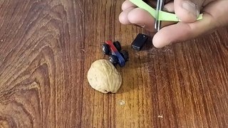 how to make a walnut magnetic car.
