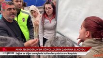 AFAD, deprem bölgesinde gönüllülerin çadırlarına el koydu