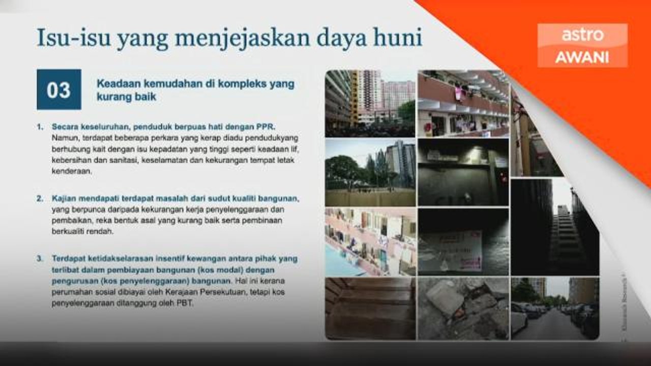 5 kompleks PPR di KL, Pulau Pinang dalam kualiti tidak baik - KRI