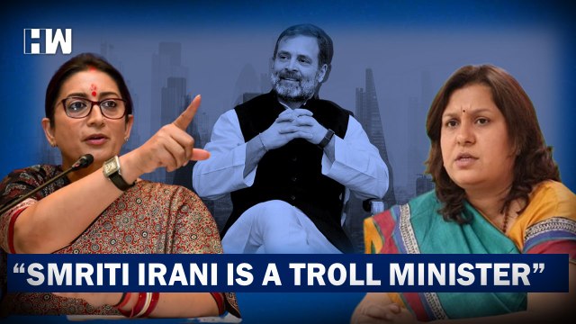 Smriti Irani Says Rahul Gandhi Insulted India, Congress Hits Back Calling Her Troll Minister | BJP