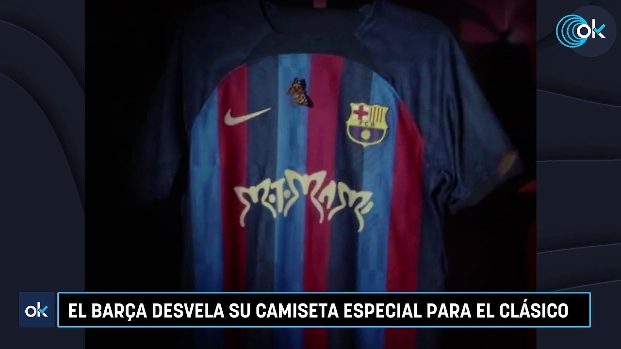 El Barça desvela su camiseta especial para el Clásico