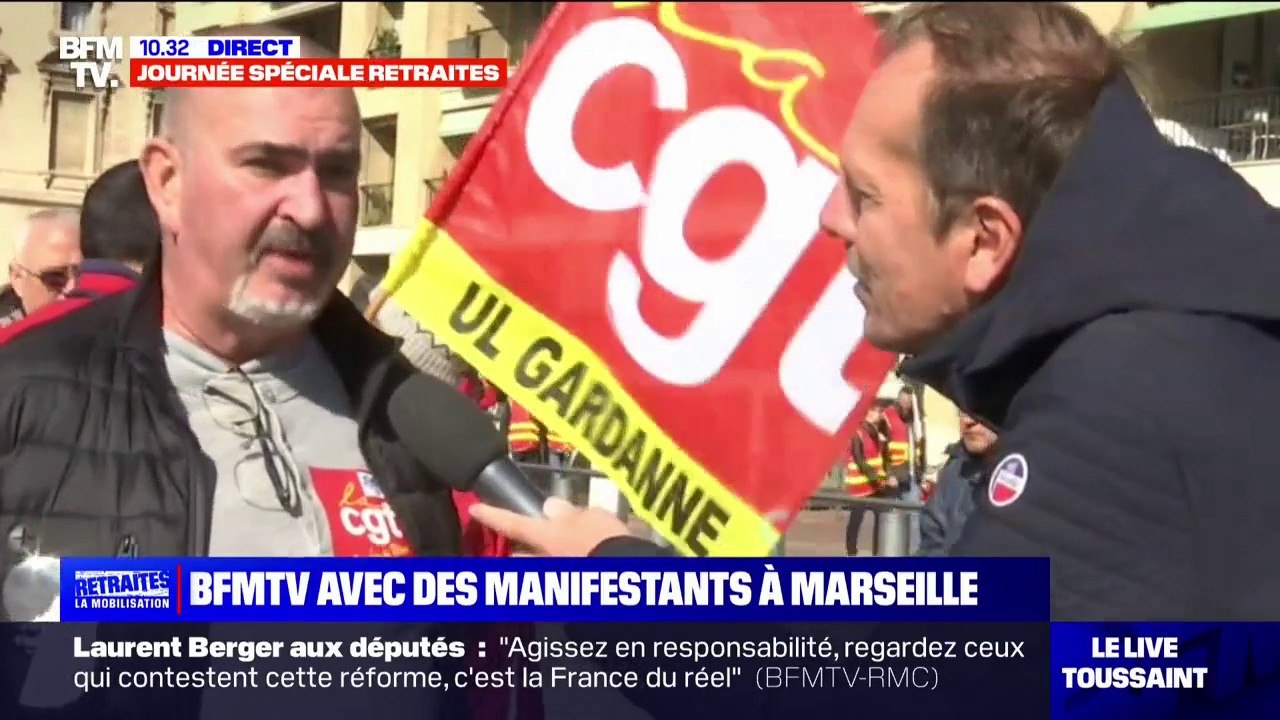 Marseille: "Cette loi, elle ne verra pas le jour" selon Olivier Mateu de la CGT des Bouches-du-Rhône