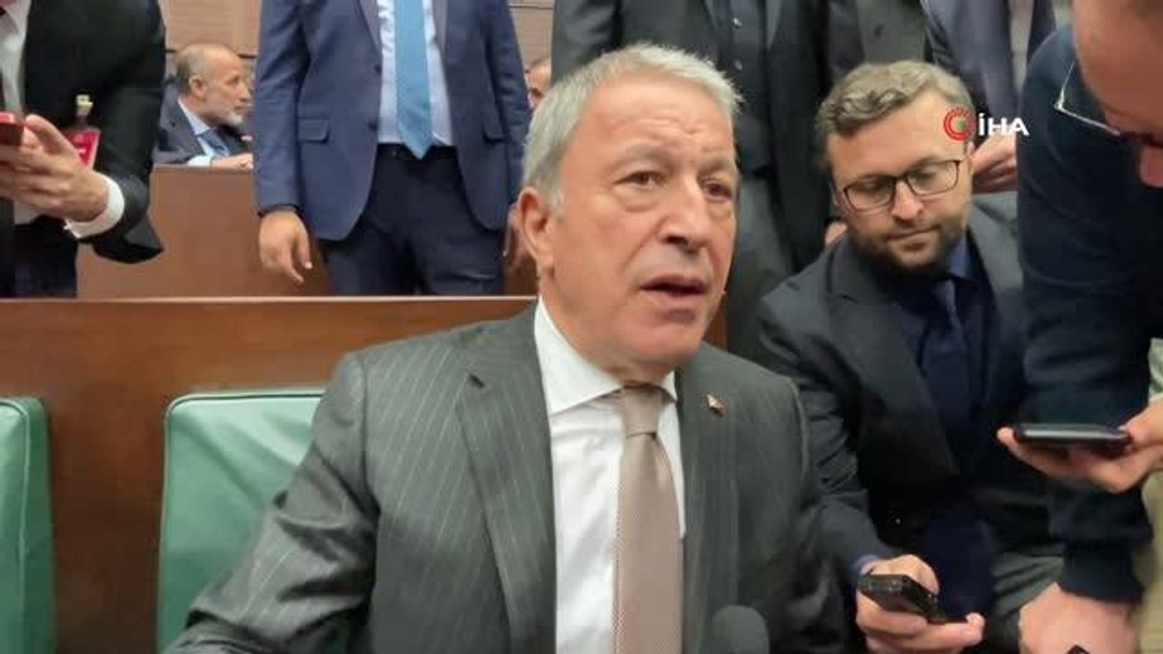 Bakan Akar: "(ABD'ye ait düşürülen hava aracı hakkında) Olayı Yakından takip ediyoruz bizim de çeşitli temaslarımız var"