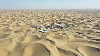 La china Sinopec perfora el pozo petrolífero terrestre más profundo de Asia