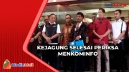 Selesai Diperiksa Kejagung, Ini yang Disampaikan Menteri Jhonny G Plate