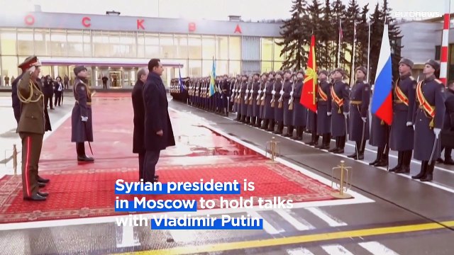 Syria's President Bashar al-Assad in Moscow for talks with ally Vladimir Putin