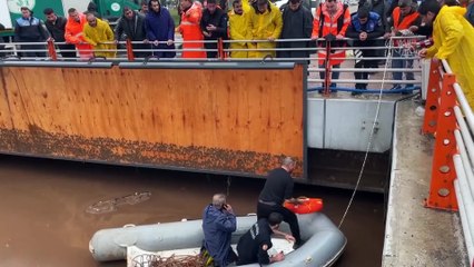 Erdoğan’ın 3 ay önce açılışını yaptığı kavşak, selde su altında kaldı