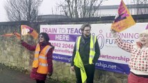 Winstanley College Picket Line