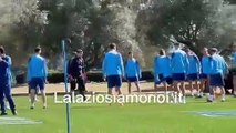 Lazio, la rifinitura a Formello prima dell'AZ Alkmaar