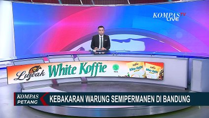 Download Video: Inilah Detik-Detik Dua Warung Semi Permanen di Bandung Kebakaran