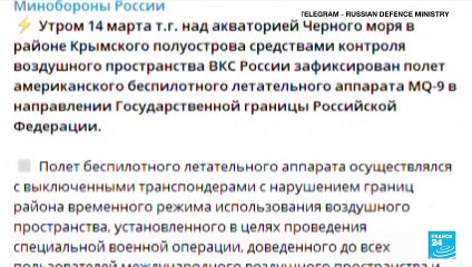 What happened to the US drone downed near Ukraine?
