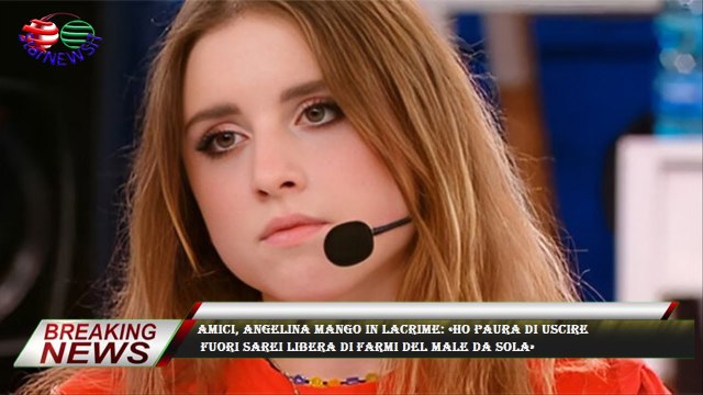 Amici, Angelina Mango in lacrime: «Ho paura di uscire fuori sarei libera di farmi del male da sola»