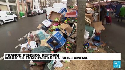 Garbage strike seeks to thwart French pension reform