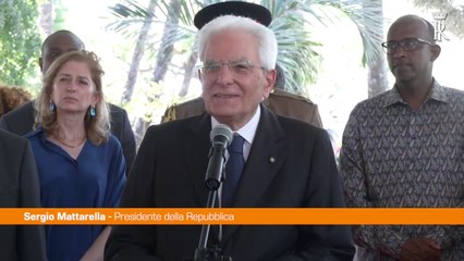 Mattarella "La ricerca spaziale un esempio di cooperazione tra Stati"