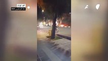 لقطات على مواقع التواصل تظهر حرائق في مدينة قم الإيرانية