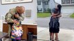 Military dad gets his sons stunned, happy & emotional via surprise homecoming