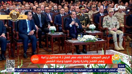 السيسي : مصر شهدت زيادة سكانية تتراوح بين 20 و 25 مليون نسمة خلال السنوات العشر الماضية