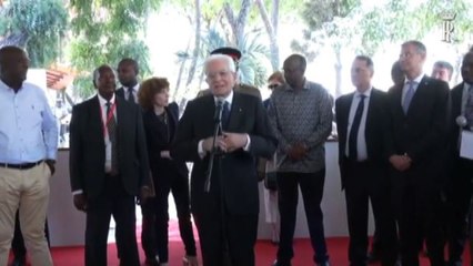 Mattarella visita il centro spaziale "Broglio" a Malindi