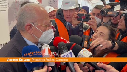 Alta Velocità Napoli-Bari, De Luca "Opera che valorizza aree interne"
