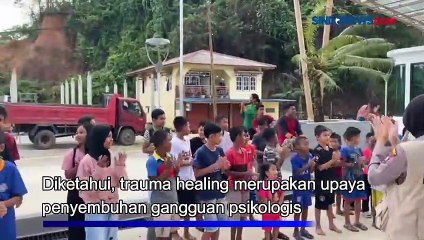 Ratusan Korban Longsor di Natuna Dapat Trauma Healing