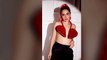 Urfi Javed Sizzling H0T Look In Red Heart Backless Top