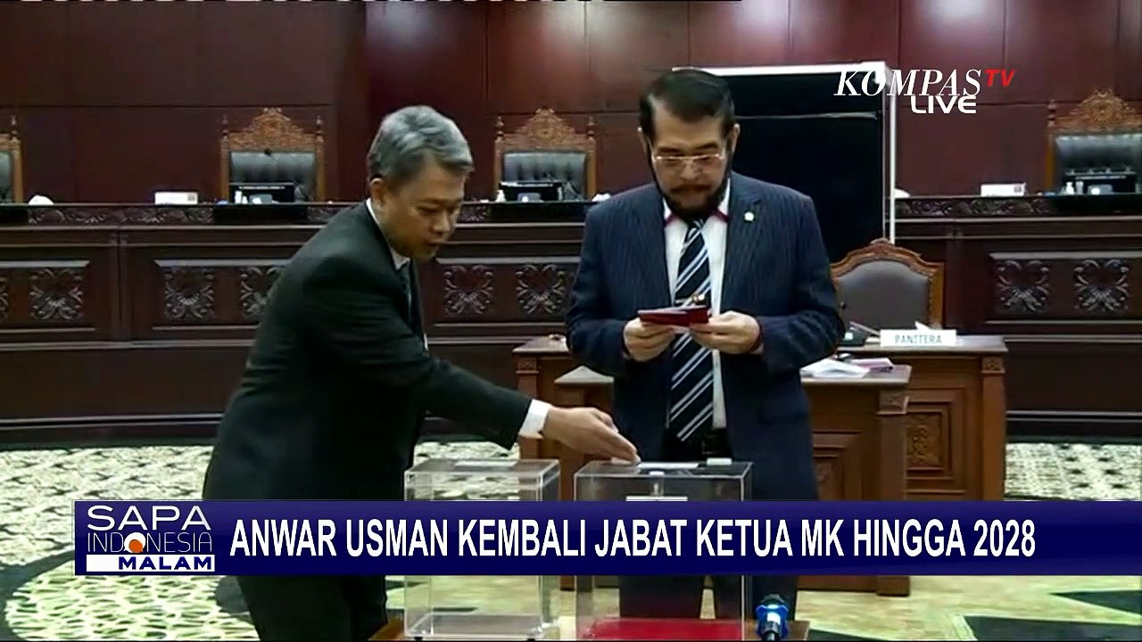 Hakim Anwar Usman Kembali Terpilih Jadi Ketua MK, Didampingi Saldi Isra Sebagai Wakil