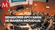 Senadores de Morena aseguran que pago de traslado a marcha del 18 de marzo es apoyo personal