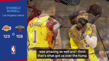 D'Angelo Russell wary of Rockets threat in absence of 'monster' Davis