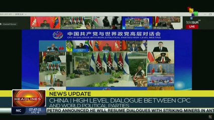 ''The neoliberal model of pretended domination over the peoples of the world is depleted''