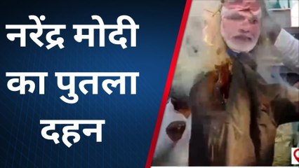 दरभंगा: सीबीआई और ईडी का हो रहे दुरुपयोग के विरोध में प्रधानमंत्री का पुतला दहन, राजद नेता ने किया