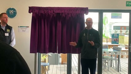 Duke of Edinburgh unveils plaque at Portland College in Mansfield