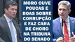 OUVIU CALADO: REPARE NA CARA DE MORO NA TRIBUNA DO SENADO ENQUANTO O COLEGA FALAVA | Cortes 247