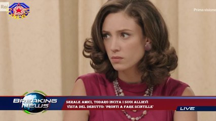 Serale Amici, Todaro incita i suoi allievi  vista del debutto: 'Pronti a fare scintille'