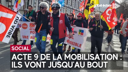 Près de 2 500 manifestants pour l'acte 9 de la mobilisation dans l'Aube